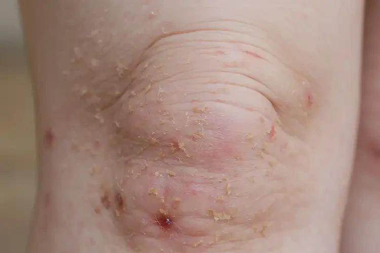 小學(xué)生小腿有濕疹不管它會(huì)自己好嗎(圖4)