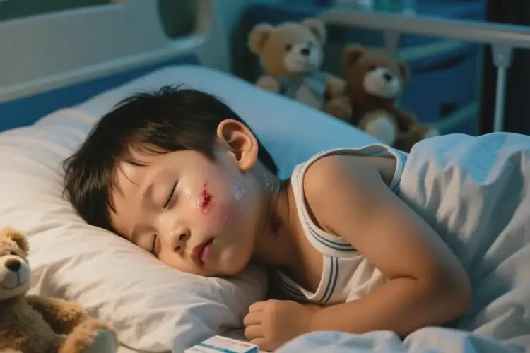 小孩脖子長(zhǎng)濕疹不管它會(huì)自己痊愈嗎(圖2)