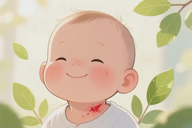 宝宝脖子上出现湿疹能靠自己自愈吗(图3)