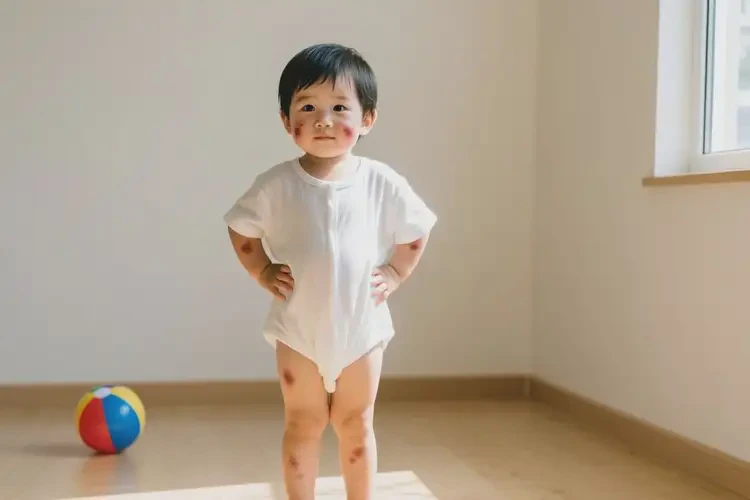 小孩身上經常起濕疹能靠自己自愈嗎(圖1)