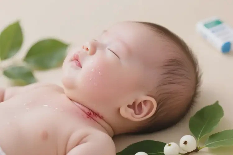 嬰兒脖子上有濕疹不管它會自己痊愈嗎(圖2)