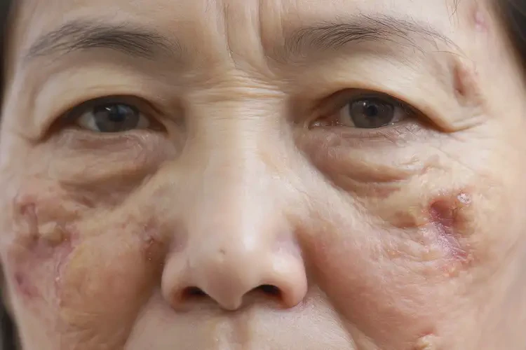 男人小腿偶爾長濕疹不管它會自己自愈嗎(圖2)