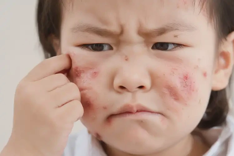 小兒臉上有濕疹可不可以徹底自愈(圖4)