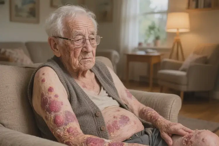 高齡老人全身起濕疹能徹底自愈嗎(圖4)