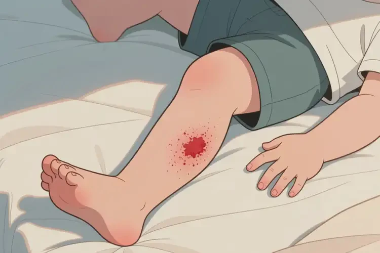 少兒小腿長濕疹不管它會(huì)自己痊愈嗎(圖3)