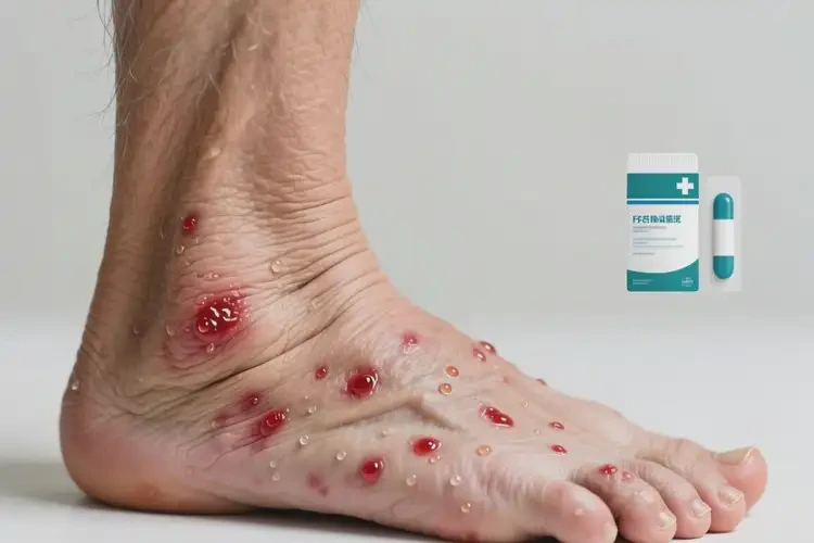老人腳上出濕疹能靠自己自愈嗎(圖1)