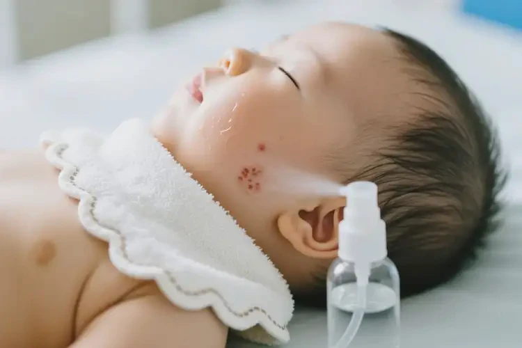 寶寶脖子起濕疹能夠徹底治愈嗎(圖1)