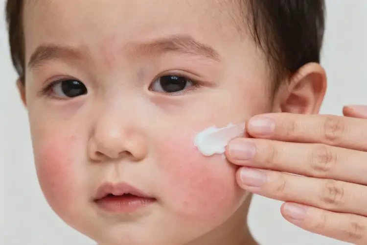 幼儿脸上有湿疹能彻底自愈吗(图2)