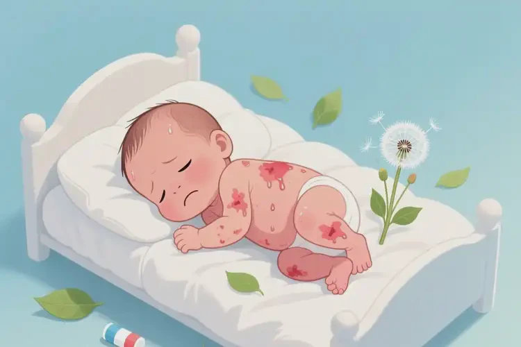 新生兒全身起濕疹不管它會自己自愈嗎(圖4)