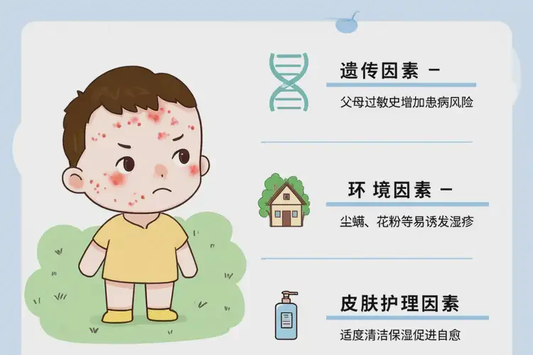 兒童四肢有濕疹可以徹底自愈嗎(圖3)