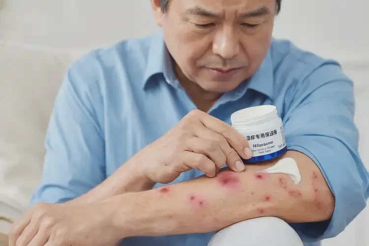 男性手臂出現(xiàn)濕疹能靠自己自愈嗎(圖3)