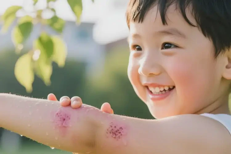 儿童手臂上经常长湿疹可以彻底自愈吗(图2)