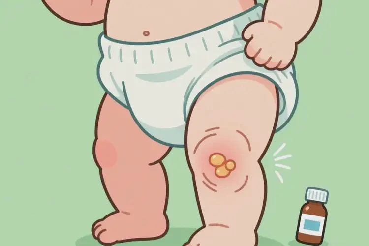 寶寶大腿上起濕疹能徹底自愈嗎(圖2)