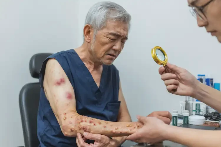 老年人手臂长湿疹可不可以彻底自愈(图4)