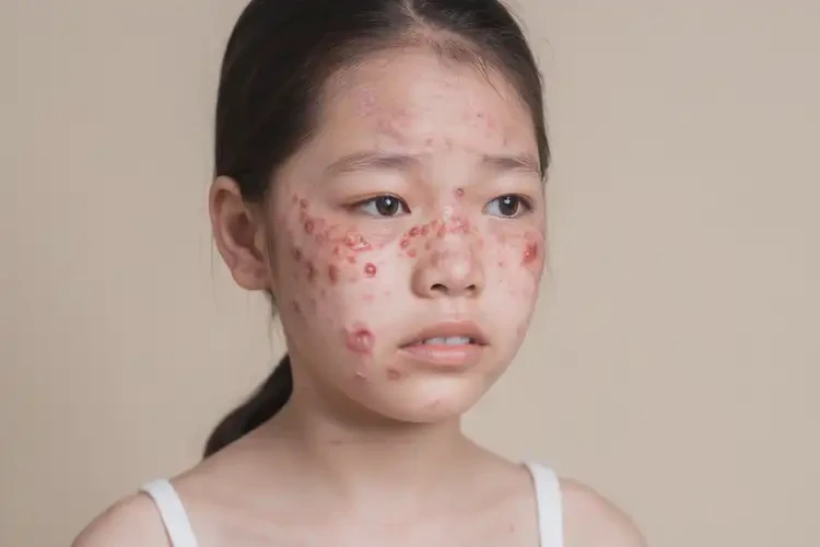 青少年面部起濕疹可以徹底自愈嗎(圖4)