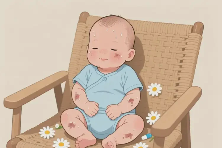新生兒全身起濕疹不管它會自己自愈嗎(圖2)