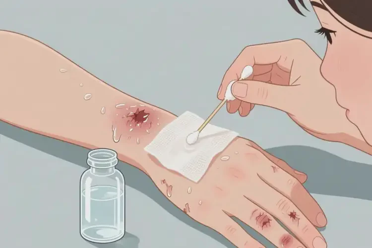 女生手臂出現(xiàn)濕疹能夠徹底治愈嗎(圖2)