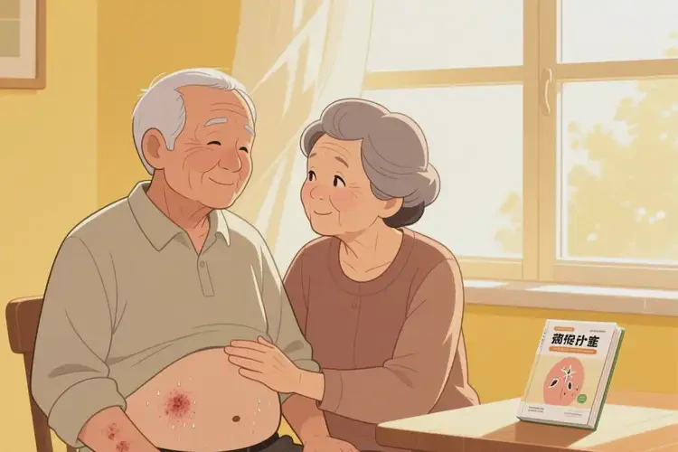 老年人肚子上容易起濕疹能靠自己自愈嗎(圖1)