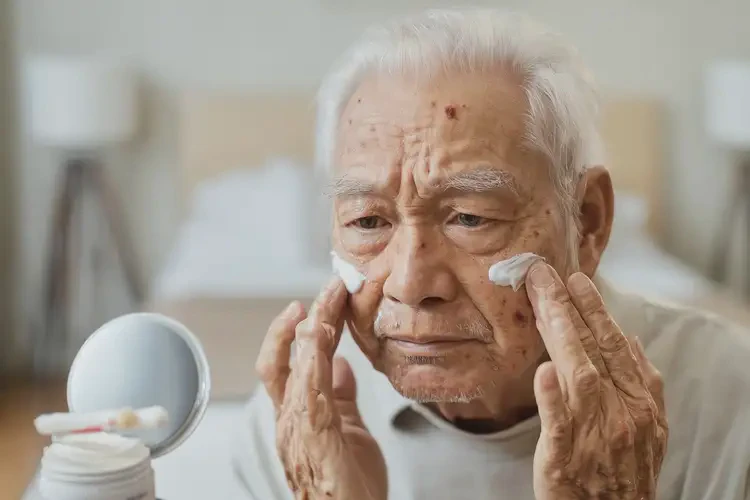 老人面部出濕疹能靠自己自愈嗎(圖3)