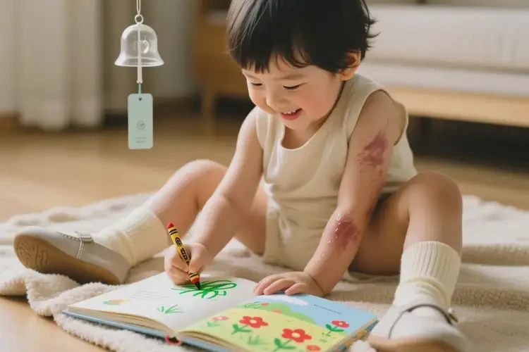 兒童四肢偶爾長(zhǎng)濕疹可以徹底自愈嗎(圖1)