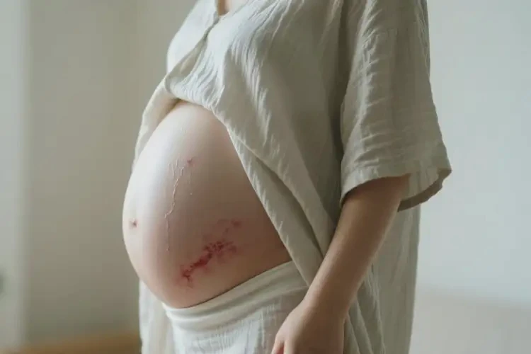 孕婦肚子起濕疹不管它會自己好嗎(圖1)