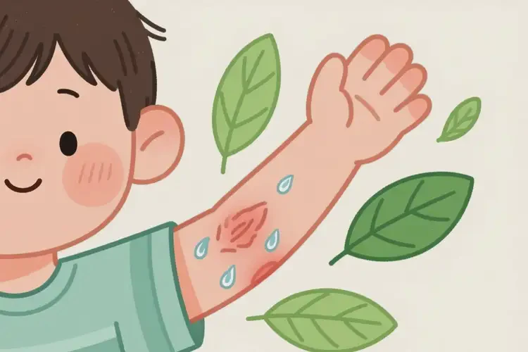 小兒手臂經(jīng)常長濕疹不管它會自己自愈嗎(圖1)