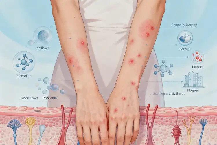 女人四肢長(zhǎng)濕疹能不能徹底自愈(圖1)