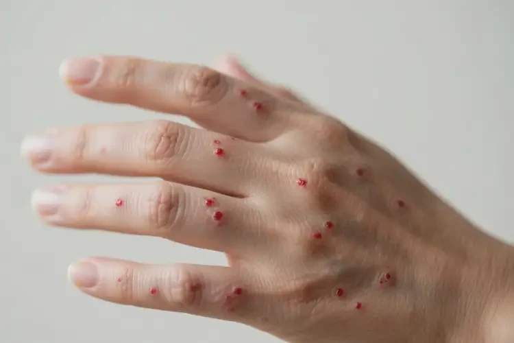 女性身上偶爾起濕疹不管它會自己痊愈嗎(圖1)