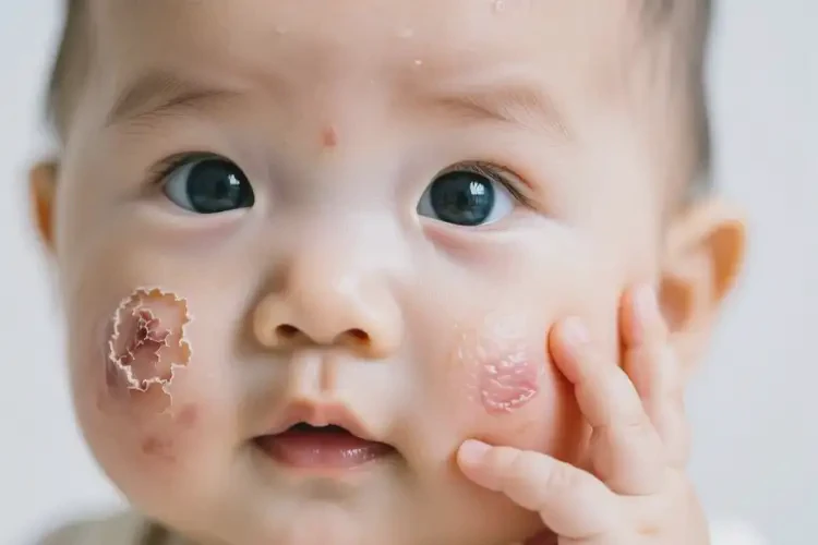 婴幼儿脸上经常长湿疹可不可以彻底自愈(图3)