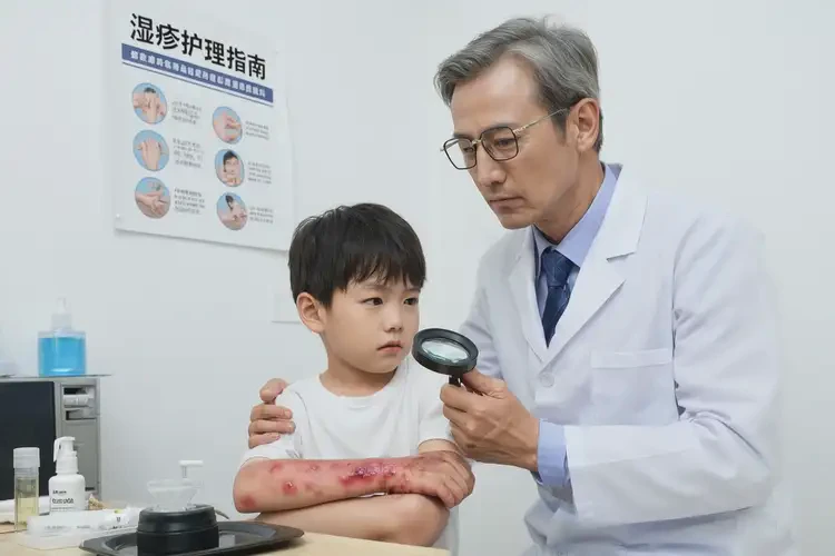 孩子屁股偶爾起濕疹不管它會(huì)自己好嗎(圖1)