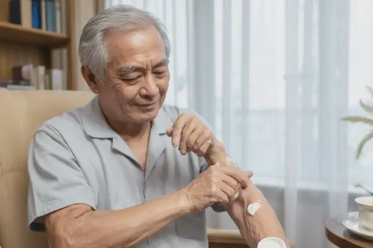 高龄老人手臂上经常起湿疹能够彻底治愈吗(图2)