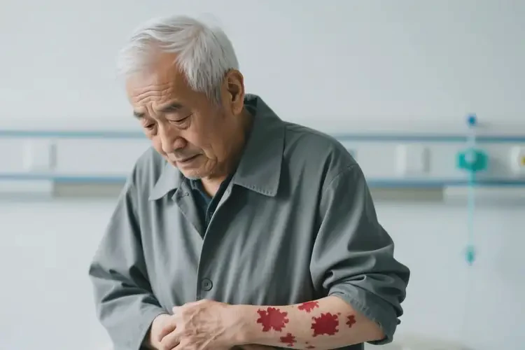 男人身上容易長濕疹能夠徹底治愈嗎(圖1)