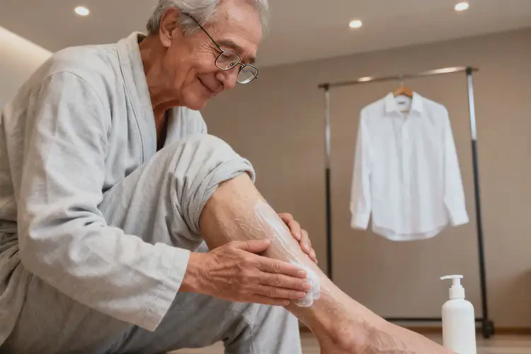 老年人小腿長濕疹不管它會自己自愈嗎(圖2)