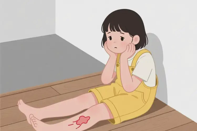 少兒小腿有濕疹不管它會(huì)自己痊愈嗎(圖1)