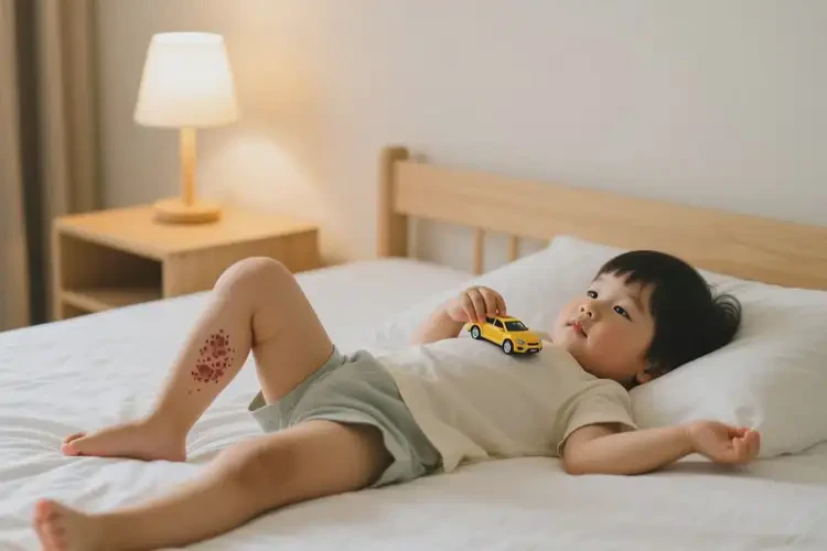 孩子小腿上經(jīng)常長濕疹能徹底自愈嗎(圖2)