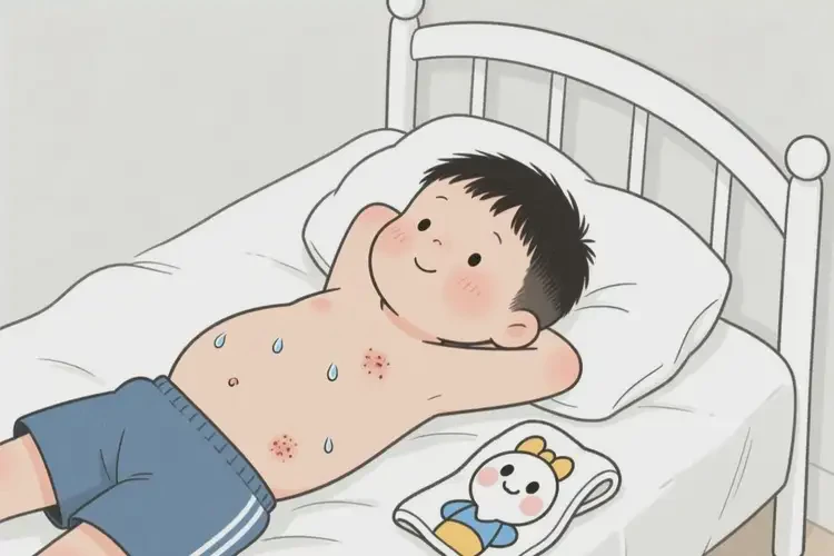 小學(xué)生肚子偶爾長(zhǎng)濕疹不管它會(huì)自己痊愈嗎(圖2)