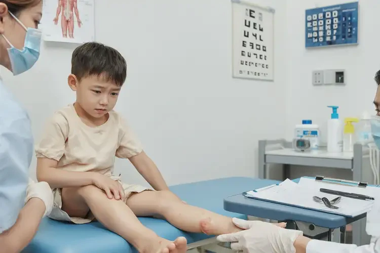 兒童大腿上偶爾長濕疹能徹底自愈嗎(圖1)