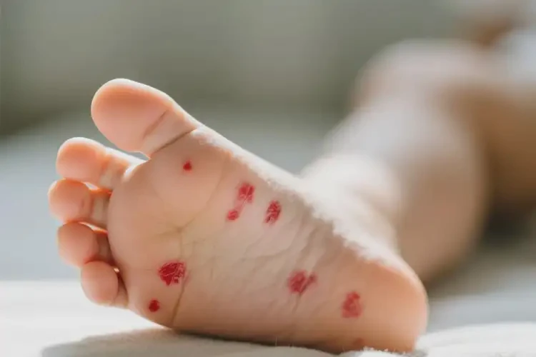 小兒腳上有濕疹能靠自己自愈嗎(圖4)