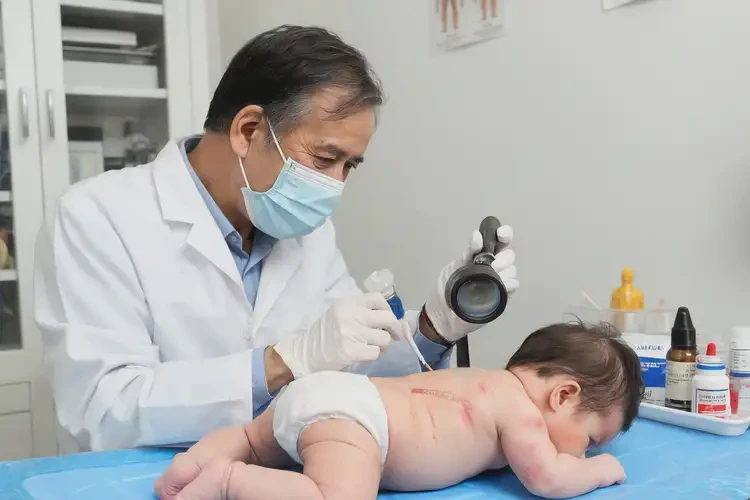 小孩屁股上偶爾長濕疹能靠自己自愈嗎(圖1)