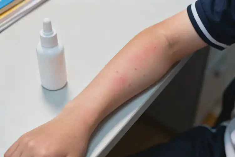 中學(xué)生四肢偶爾起濕疹能徹底自愈嗎(圖3)