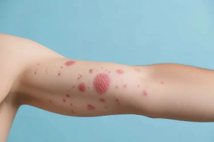 青年人手臂容易長(zhǎng)濕疹能夠徹底治愈嗎(圖4)