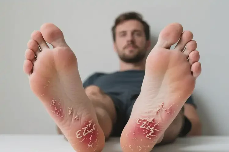 男人脚上容易长湿疹能够彻底治愈吗(图1)