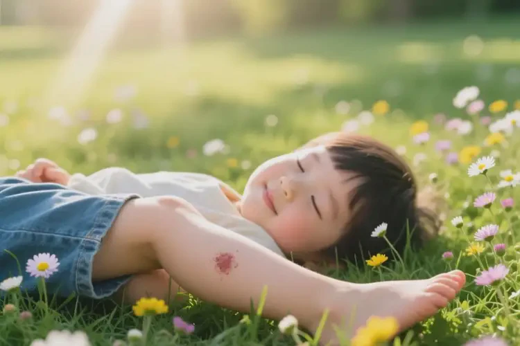 兒童小腿上出現(xiàn)濕疹能靠自己自愈嗎(圖1)