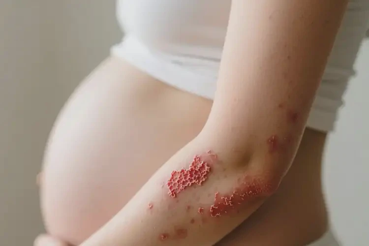 產(chǎn)婦手臂上偶爾長濕疹能徹底自愈嗎(圖3)