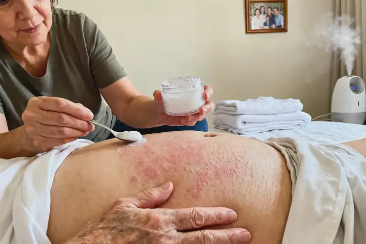 高齡老人肚子上有濕疹不管它會自己好嗎(圖3)