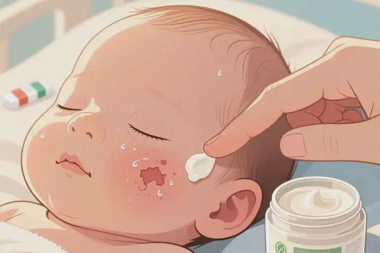 新生儿面部起湿疹能彻底自愈吗(图3)