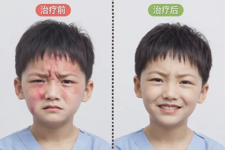 兒童臉上出濕疹能徹底自愈嗎(圖1)