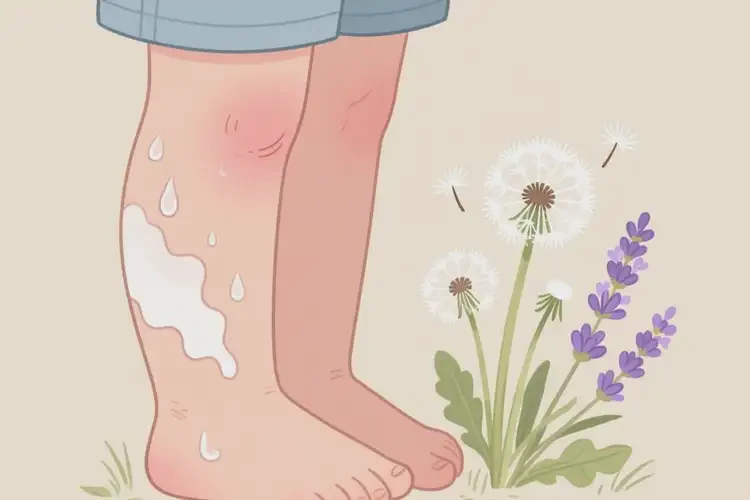 小孩小腿上有濕疹不管它會(huì)自己痊愈嗎(圖2)