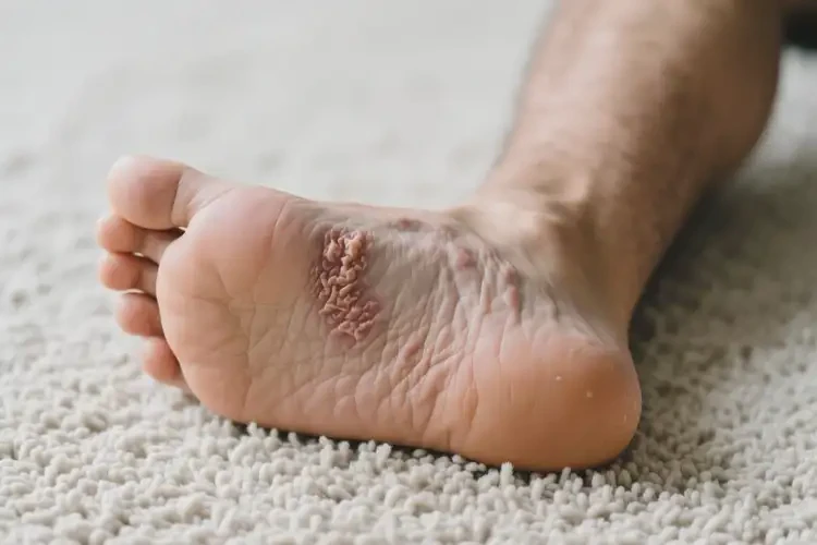 男生腳上偶爾起濕疹不管它會(huì)自己好嗎(圖2)