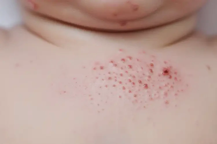 嬰兒脖子上起濕疹不管它會自己痊愈嗎(圖4)